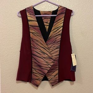 Shibori Hand-Dyed Medium Silk Vest